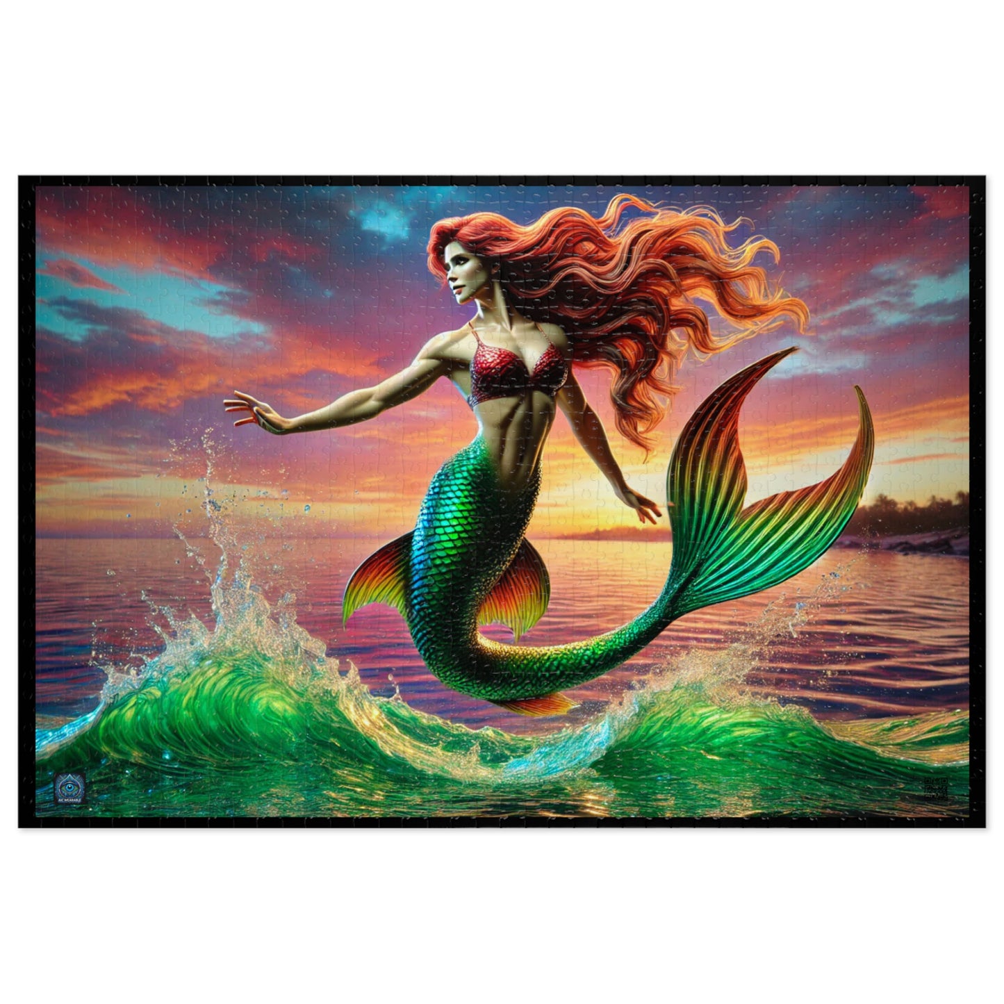 "Twilight Mermaid Elegance - Limited Edition Puzzle"