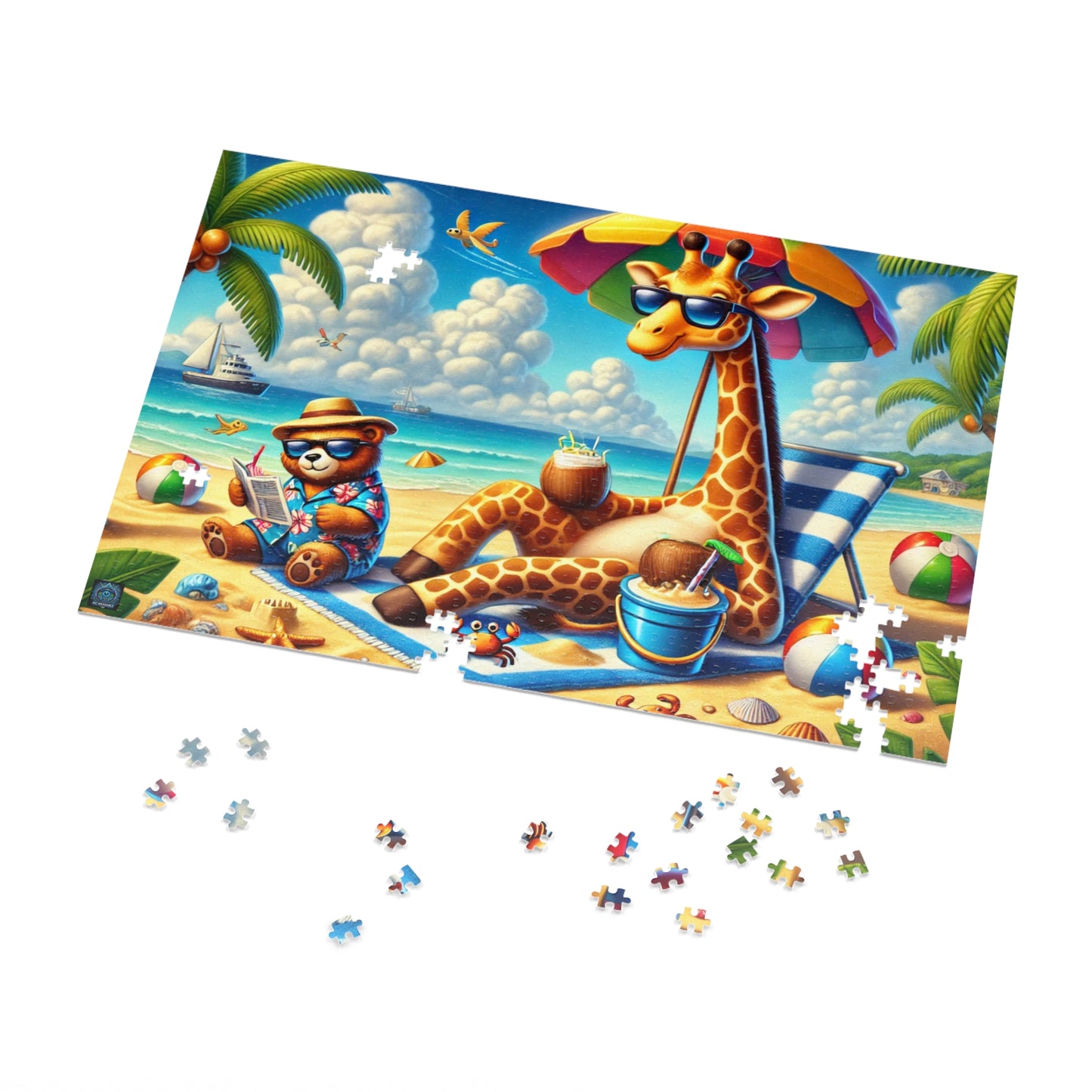 "Tropical Beach Chillin' - Limited Edition Puzzle"