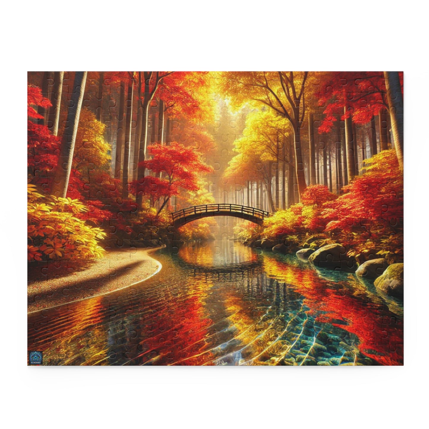 "Golden Autumn Reflections - Limited Edition Puzzle"