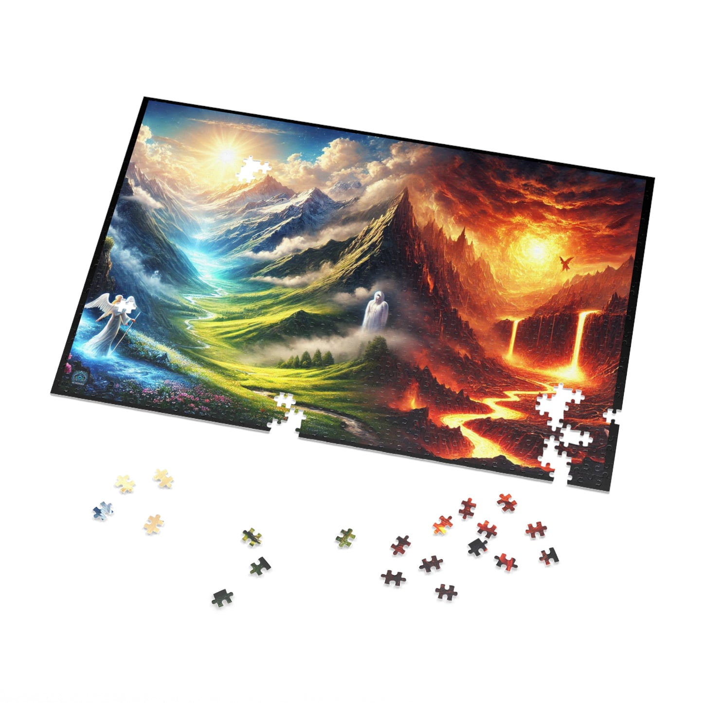 "Heaven and Hell Pathway - 1000 Piece Puzzle"