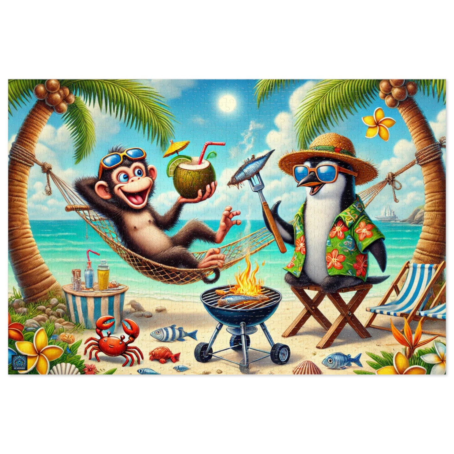 "Tropical BBQ Bash - Limited Edition Puzzle"