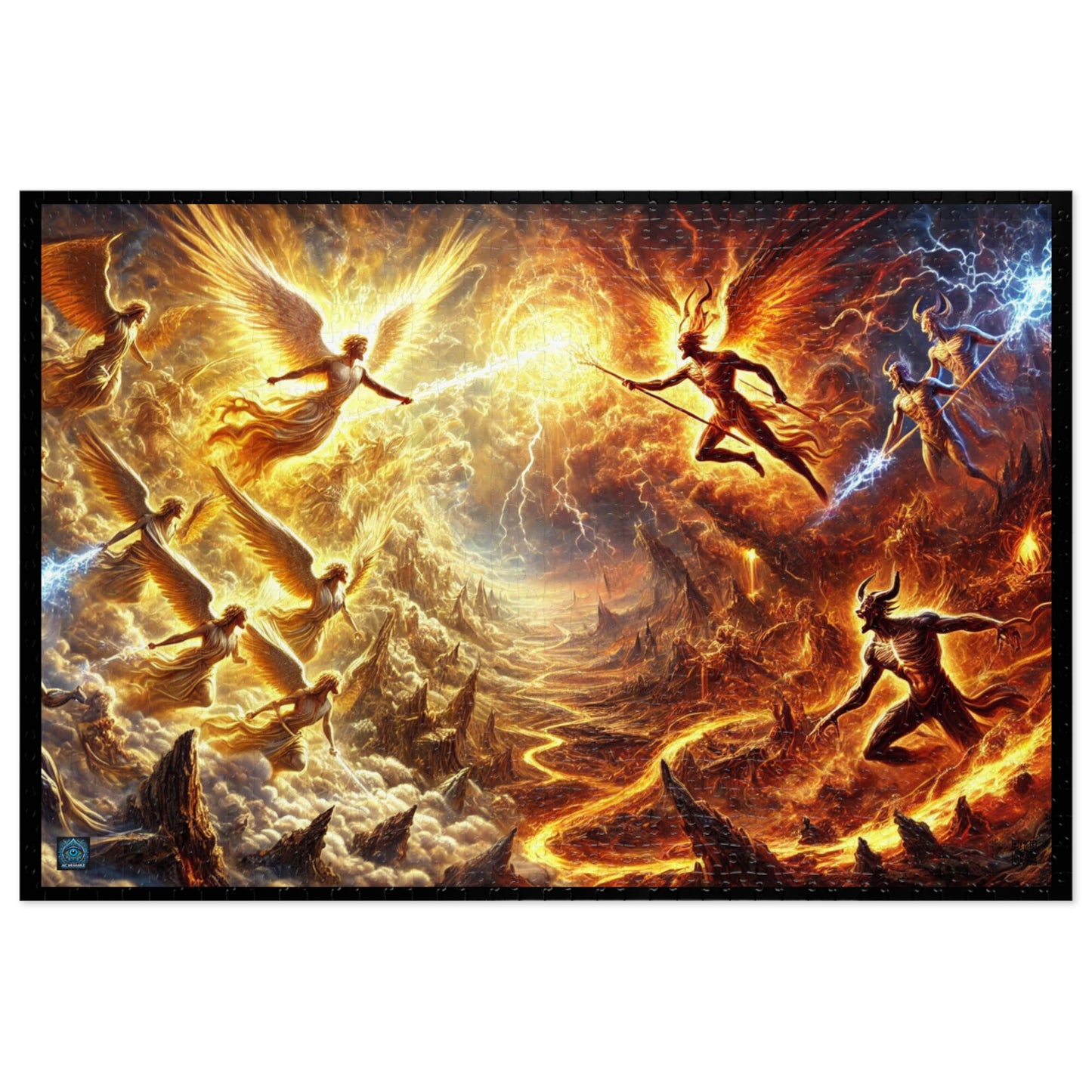 "Celestial Clash - 1000 Piece Puzzle"