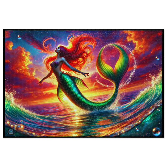 "Mermaid's Dance at Dusk - Limited Edition Puzzle"