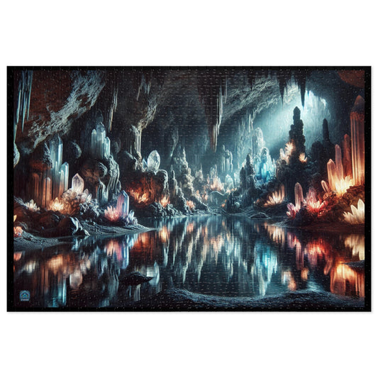 "Crystal Cavern Sanctuary - 1000 Piece Puzzle"