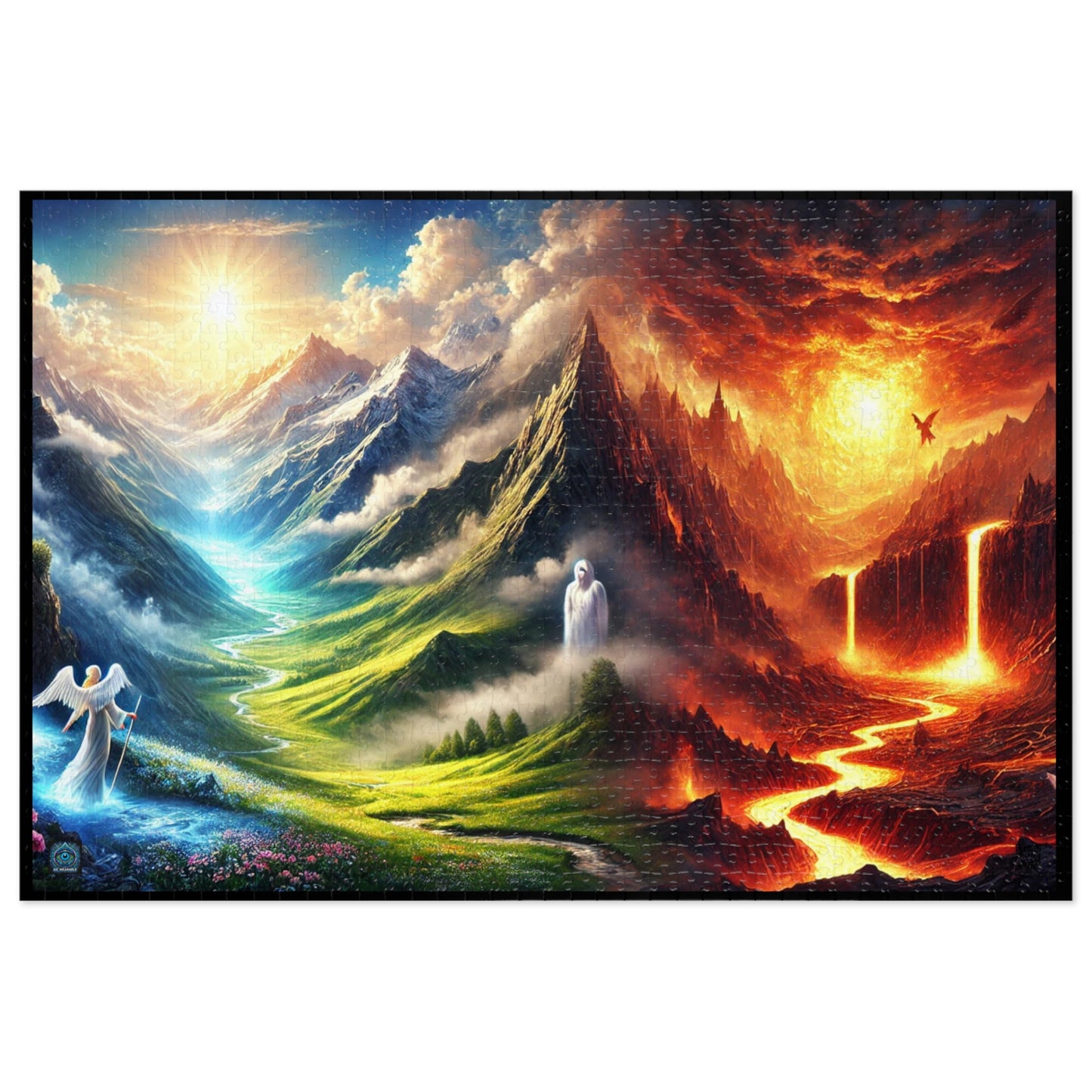 "Heaven and Hell Pathway - 1000 Piece Puzzle"