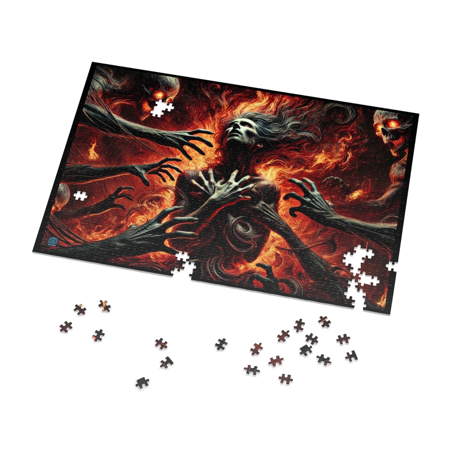 "Flames of Desperation - 1000 Piece Puzzle"