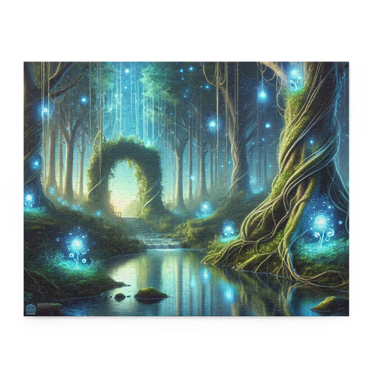 "Mystical Forest Gateway - Limited Edition Puzzle"