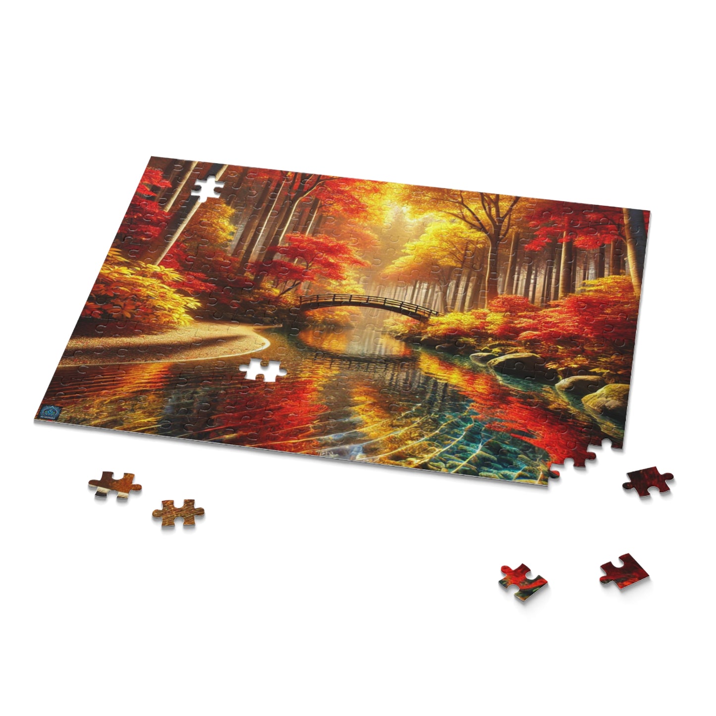 "Golden Autumn Reflections - Limited Edition Puzzle"