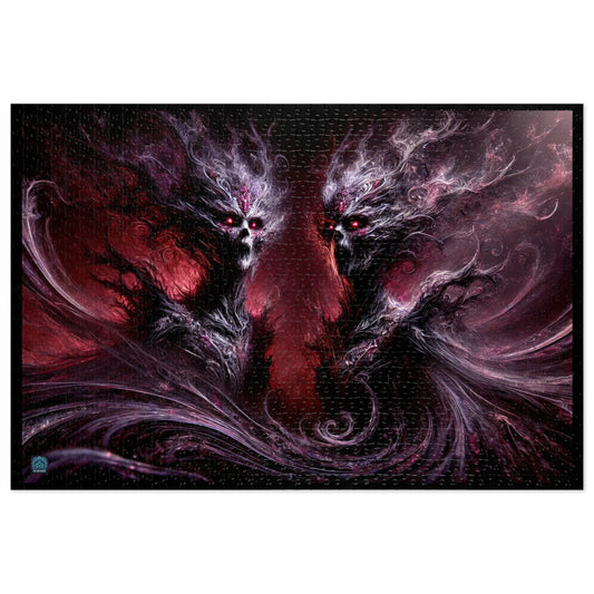 "Twins of the Abyss - 1000 Piece Puzzle"