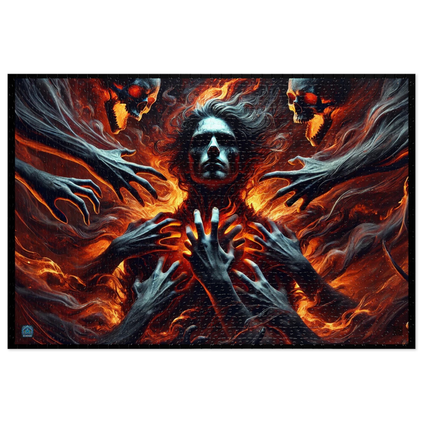 "Inferno of Despair - 1000 Piece Puzzle"