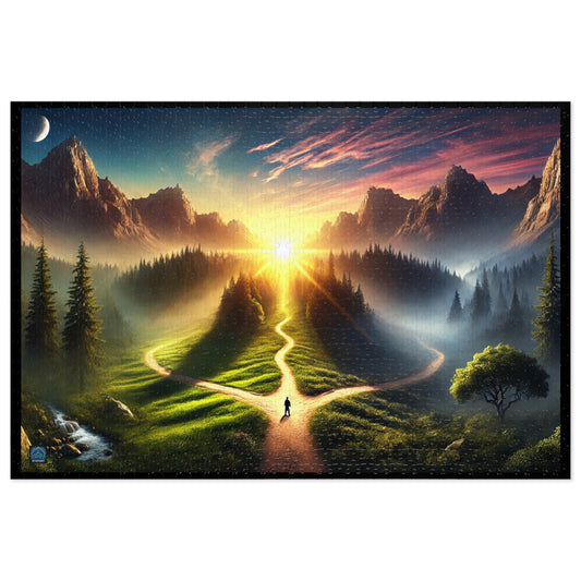 "Crossroads of Destiny - 1000 Piece Puzzle"