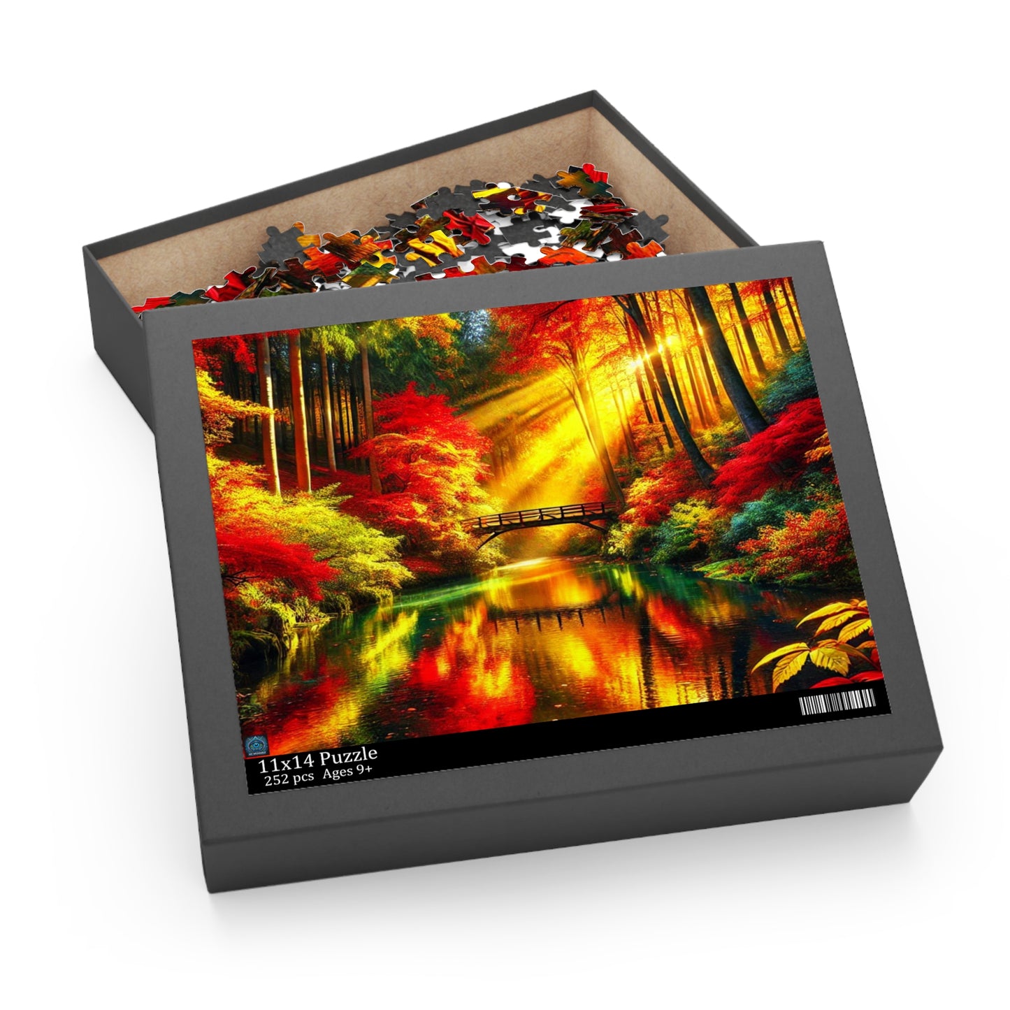 "Golden Sunlit Autumn Forest - Limited Edition Puzzle"