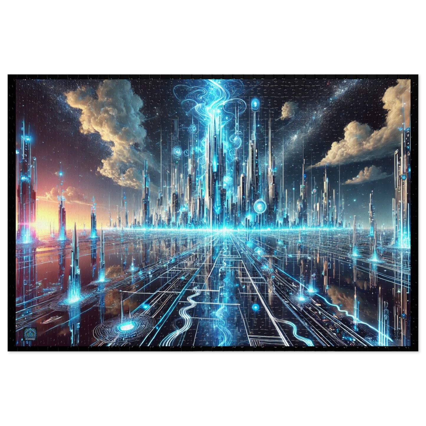 "Neon Horizon - Limited Edition Puzzle"