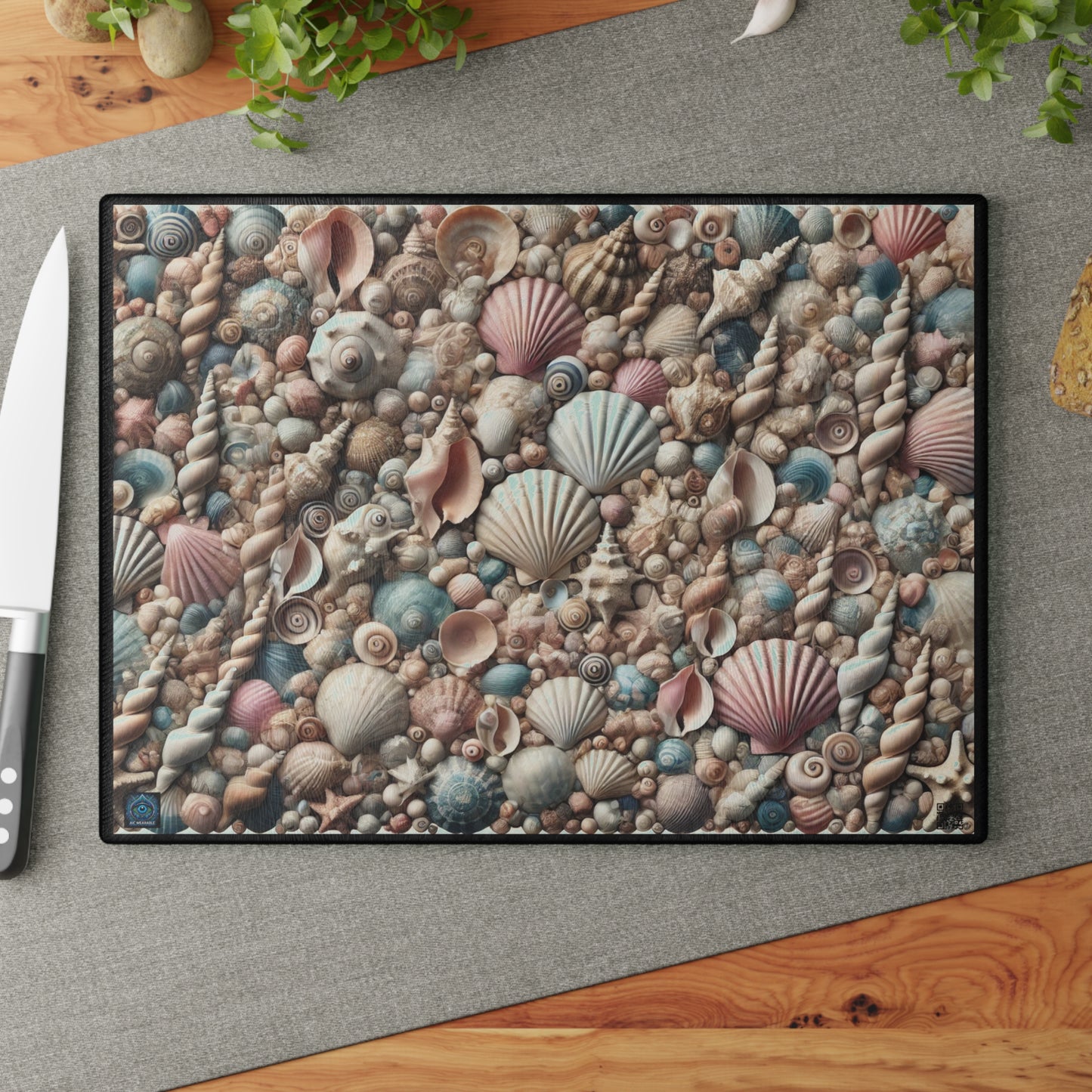 "Seashell Symphony - Limited Edition Cutting Board"