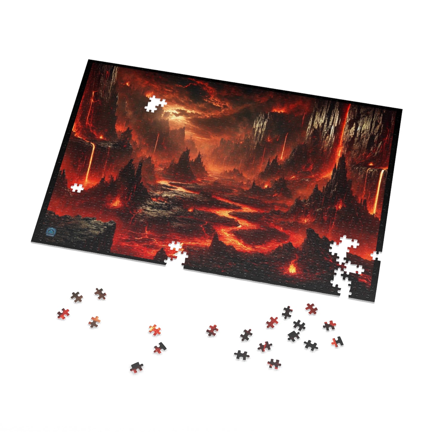 "Inferno's Path - 1000 Piece Puzzle"