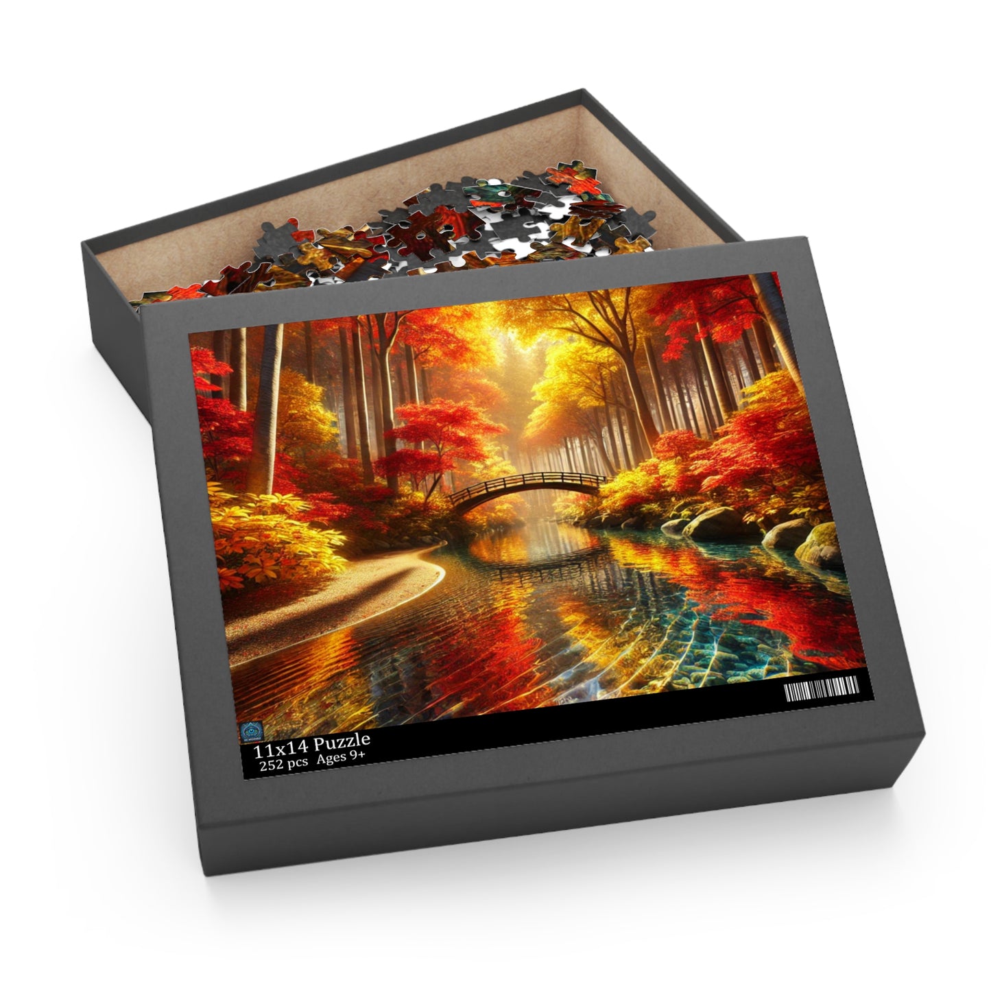 "Golden Autumn Reflections - Limited Edition Puzzle"