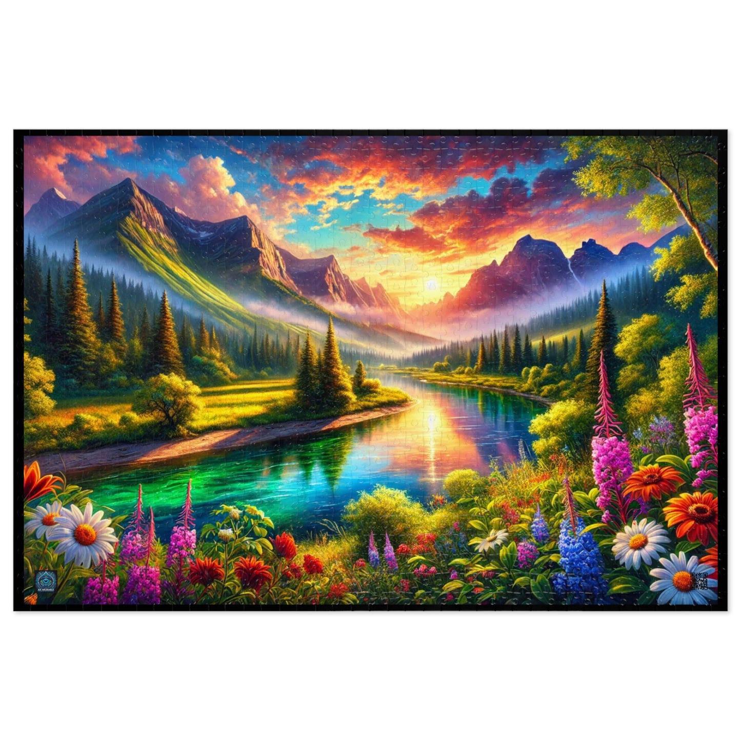 "Sunlit Serenity - 1000 Piece Puzzle"