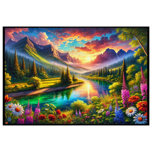 "Sunlit Serenity - 1000 Piece Puzzle"