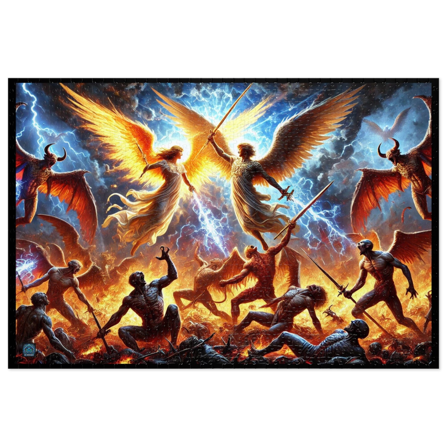 "Battle of Light and Darkness - 1000 Piece Puzzle"