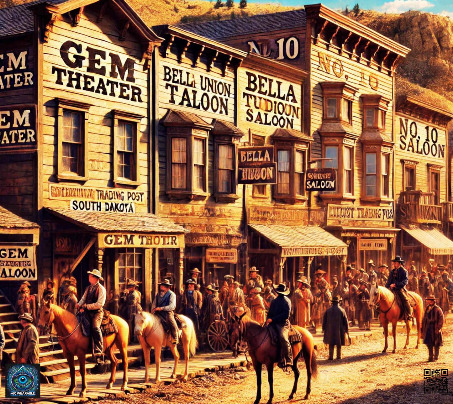 "Main Street Legends: Deadwood 1870 Gaming Mouse Pad Limited Edition"