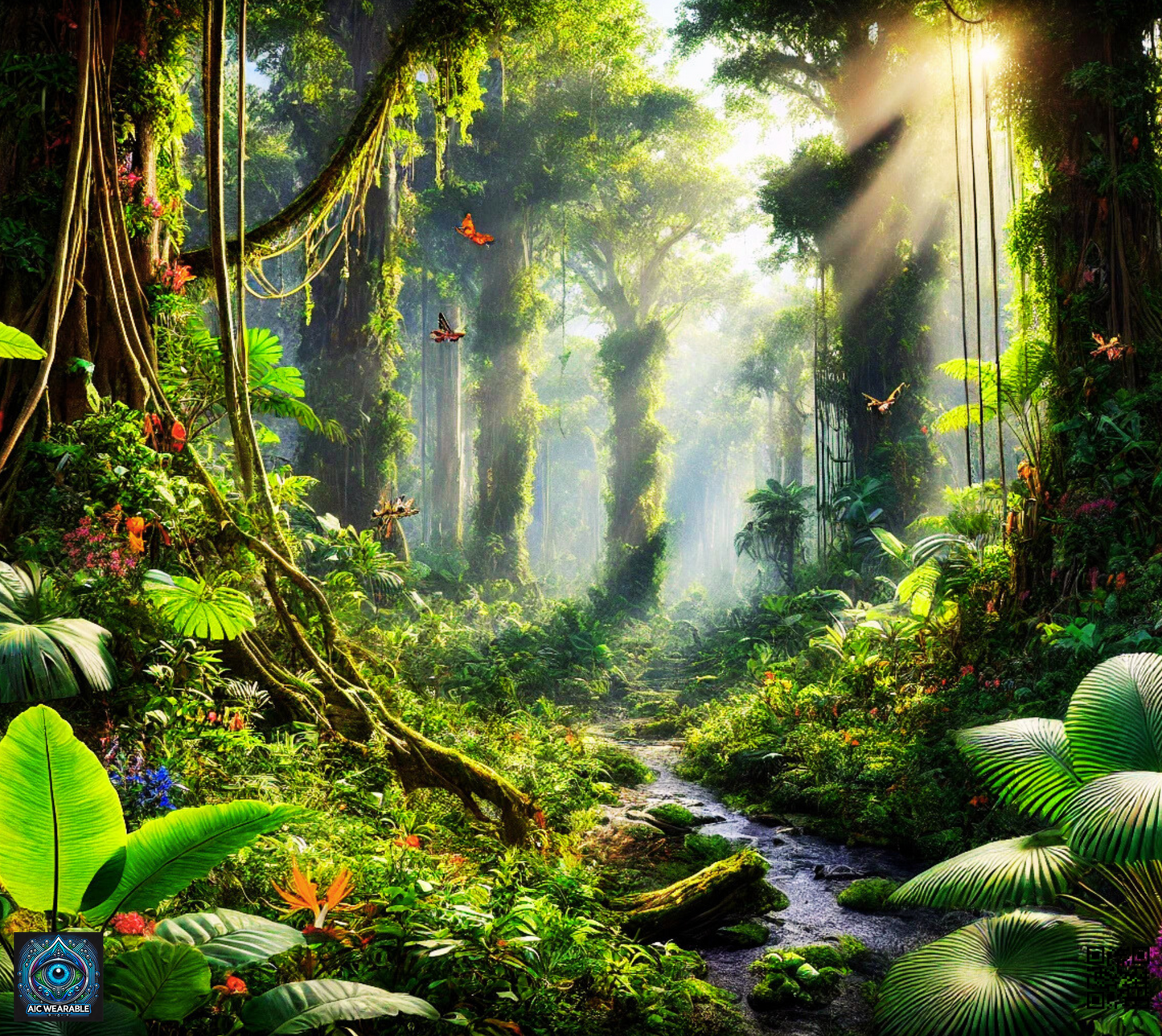 "Enchanted Rainforest 18x16 Gaming Mouse Pad Limited Edition"