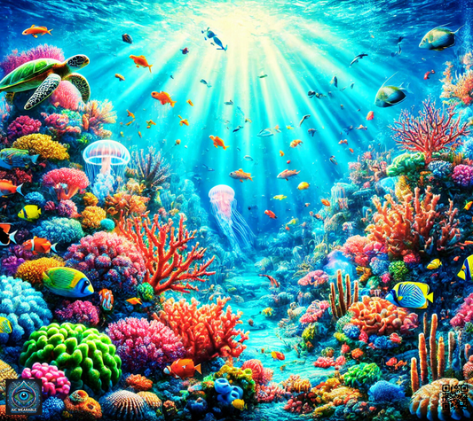 "Coral Reef Symphony Gaming Mouse Pad Limited Edition"