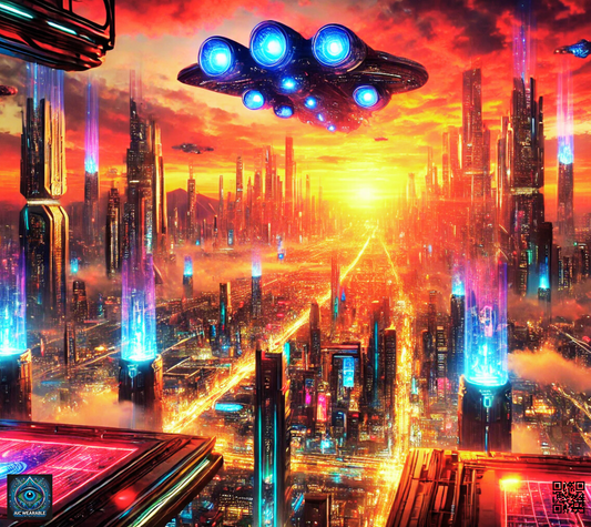 "Skyline of the Future Gaming Mouse Pad Limited Edition"