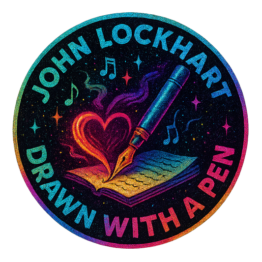🖋️ "Drawn With A Pen" – John Lockhart Signature Tee