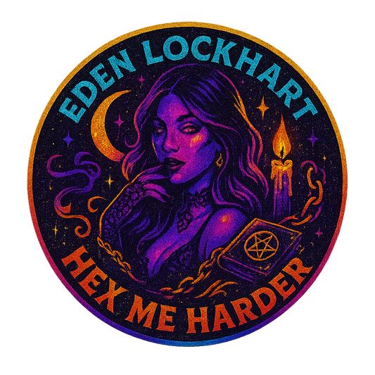 🕯️ "Hex Me Harder" – Eden Lockhart Signature Tee