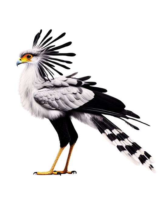 "Majestic Secretary Bird T-Shirt"