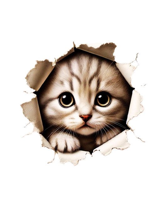 "Peek-a-Boo Kitten - Limited Edition T-Shirt"