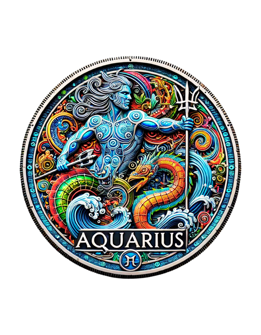 "Aquarius Zodiac Coin - Limited Edition T-Shirt"