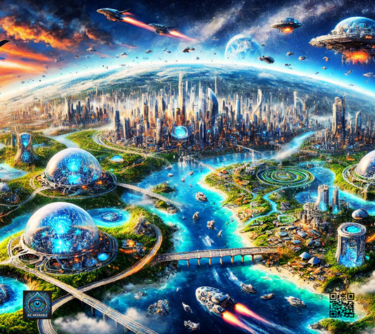 "Futuristic Earthscape - Limited Edition Mouse Pad"