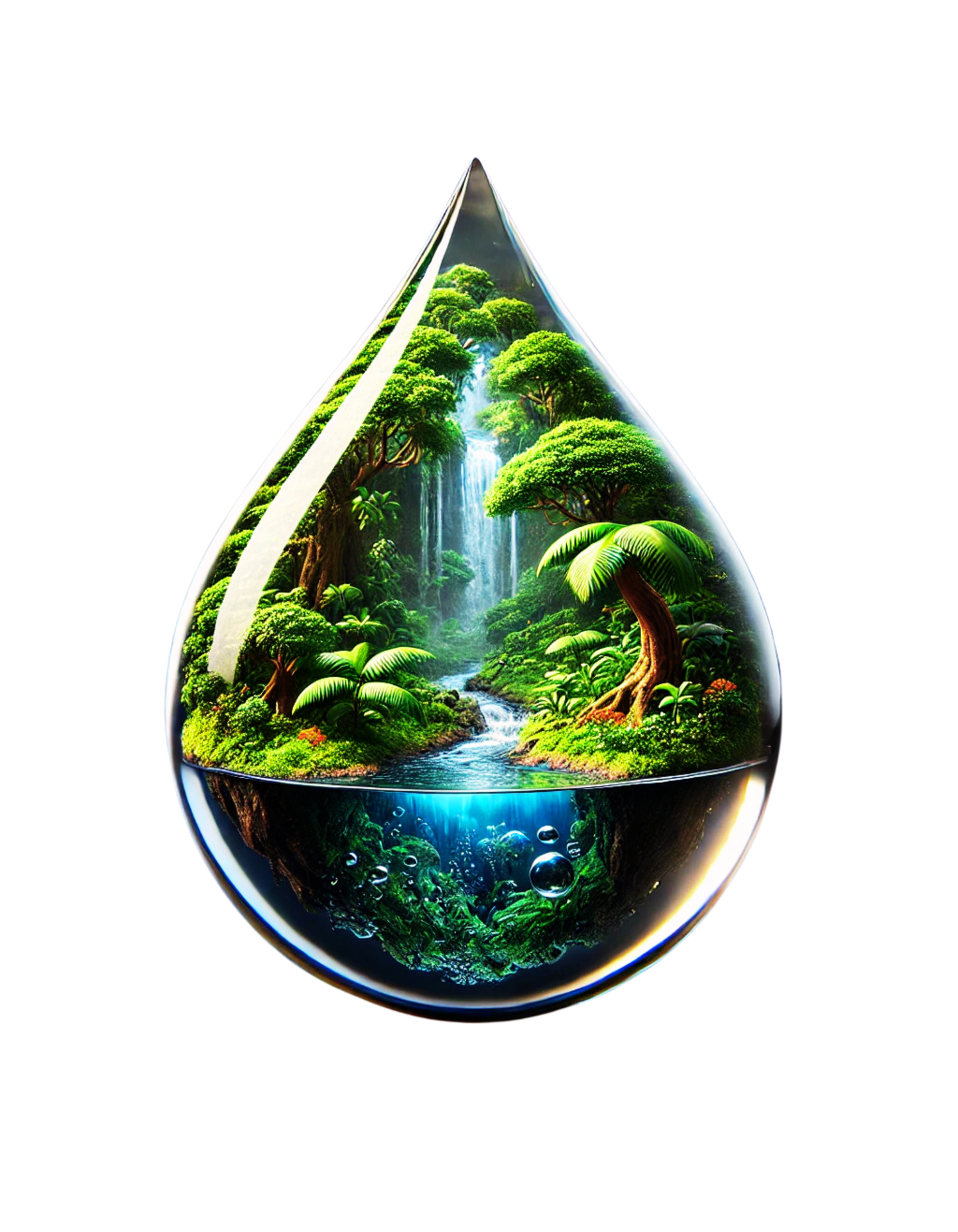 "Rainforest Oasis in a Drop - Limited Edition T-Shirt"