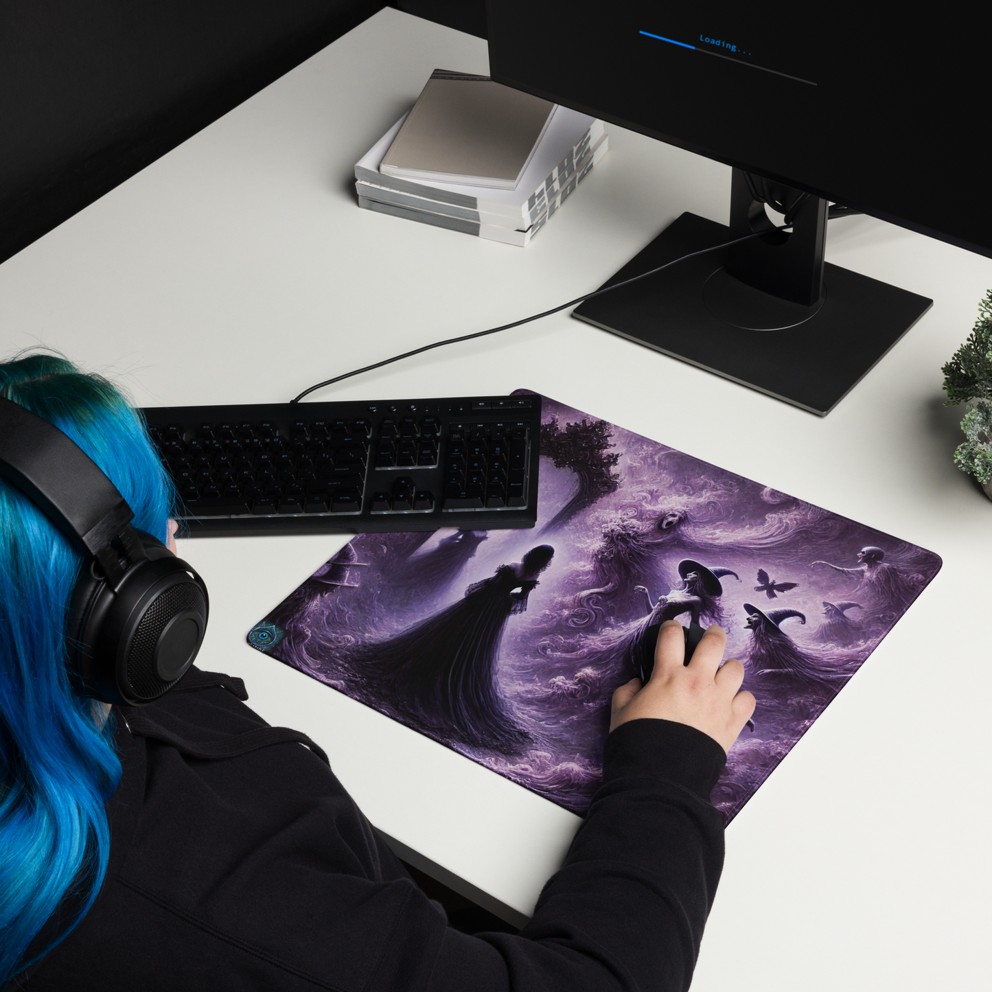 "Witching Hour Enchantment Gaming Mouse Pad - 18x16 Limited Edition"