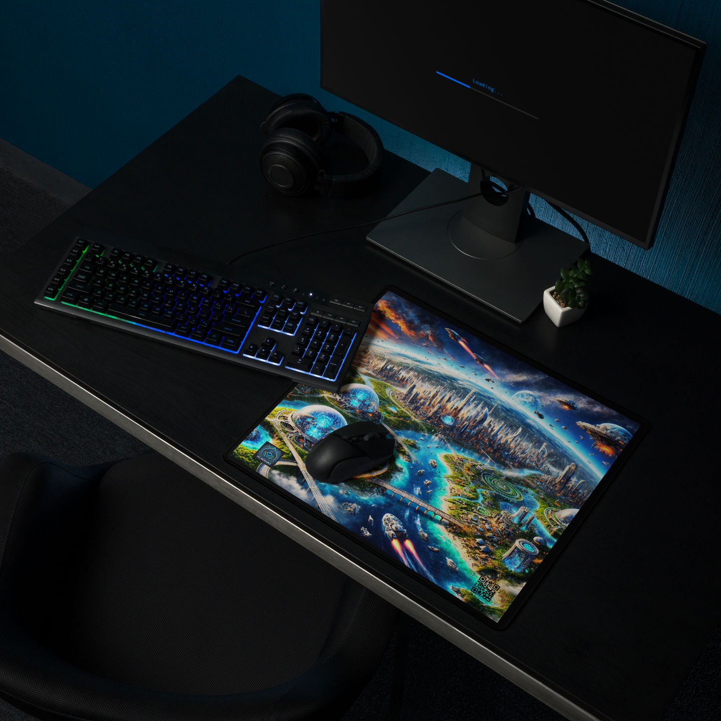 "Futuristic Earthscape - Limited Edition Mouse Pad"