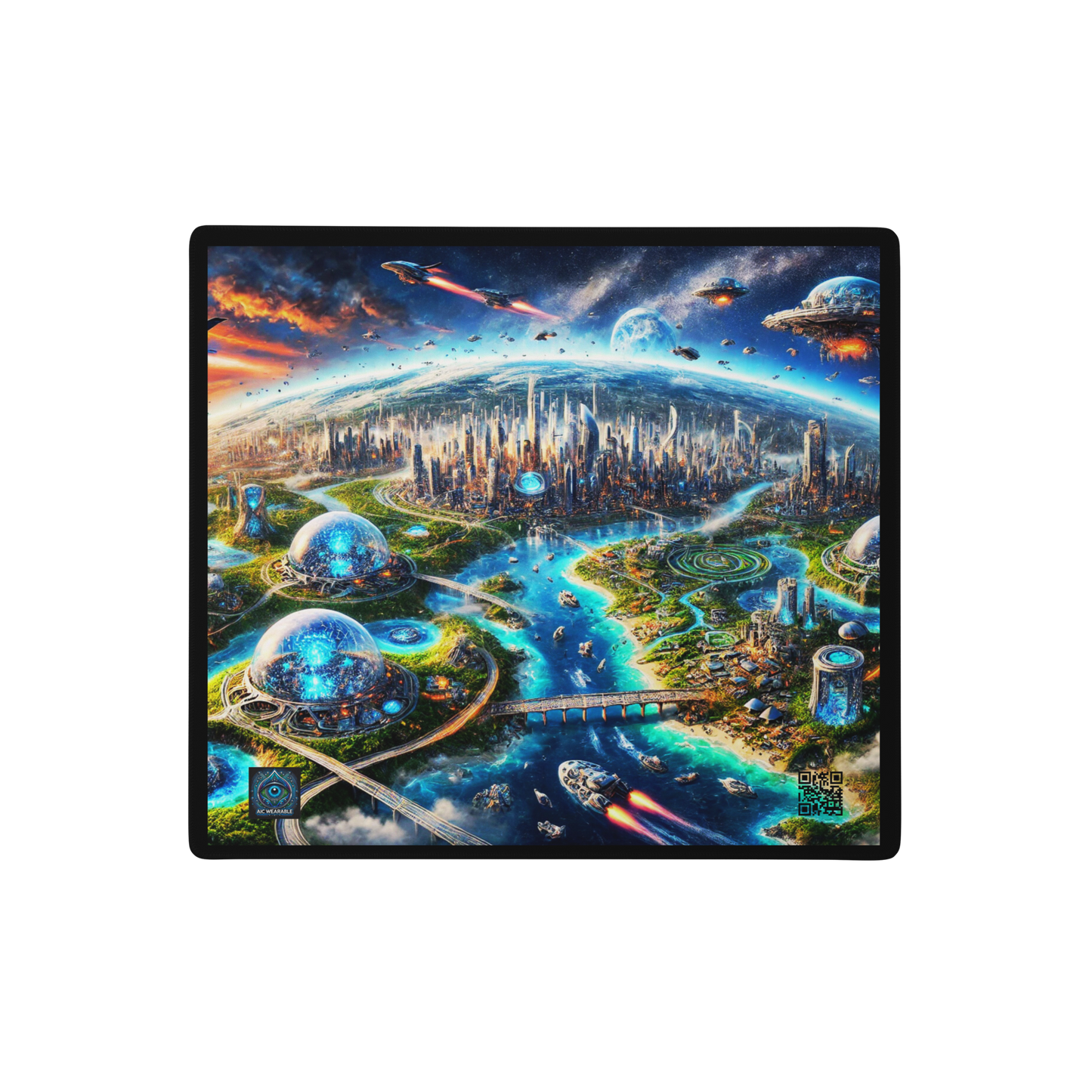 "Futuristic Earthscape - Limited Edition Mouse Pad"