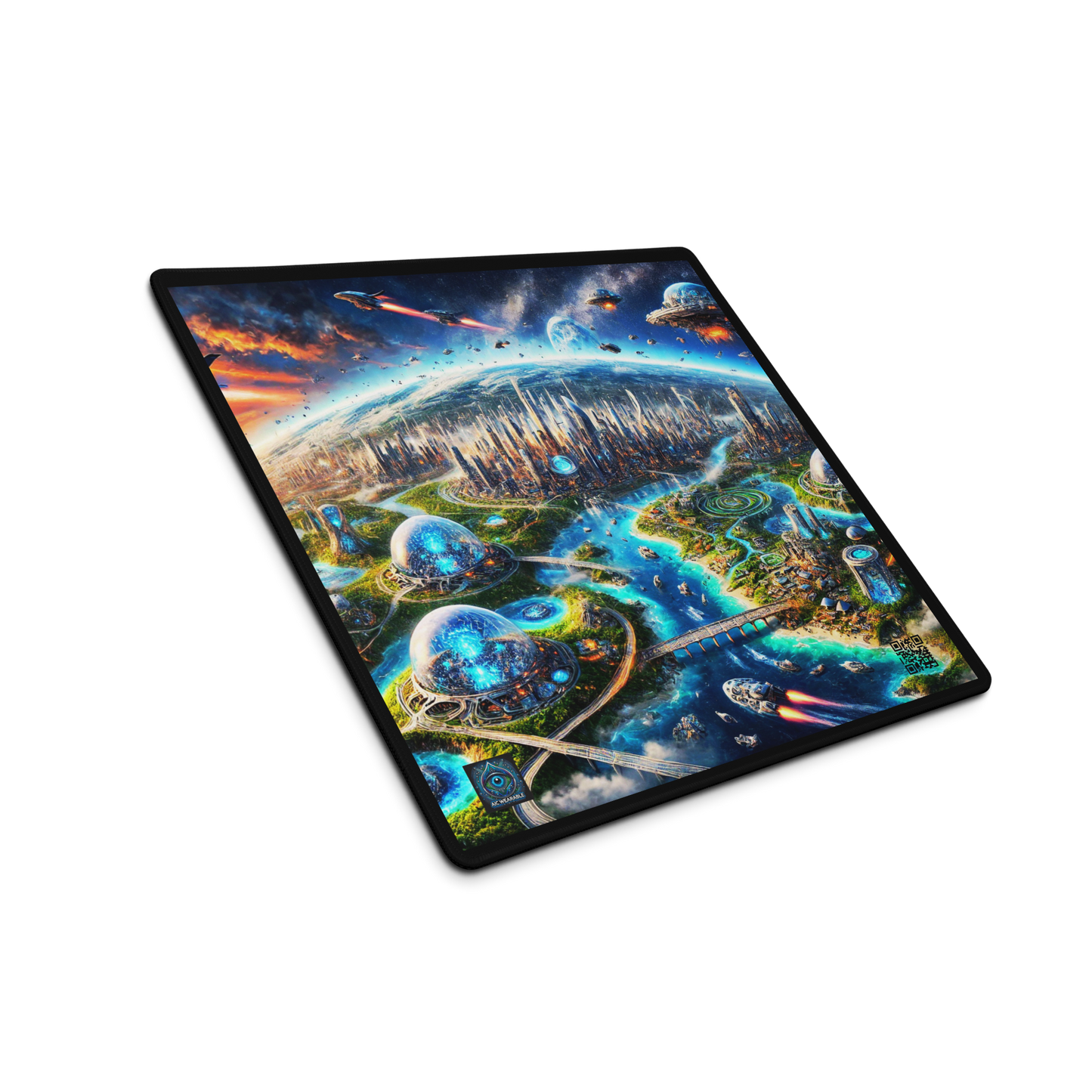 "Futuristic Earthscape - Limited Edition Mouse Pad"