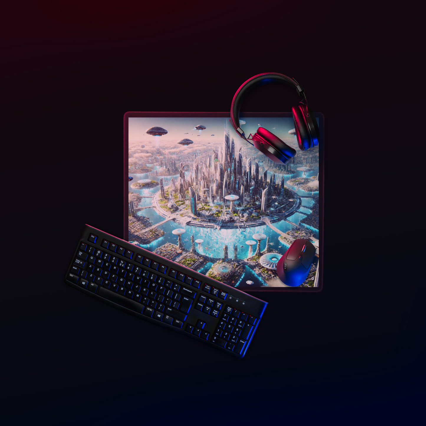 "Floating Utopia - Limited Edition Mouse Pad"