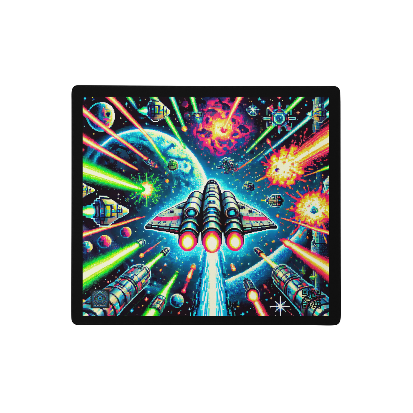 "Retro Space Battle - Limited Edition Mouse Pad"