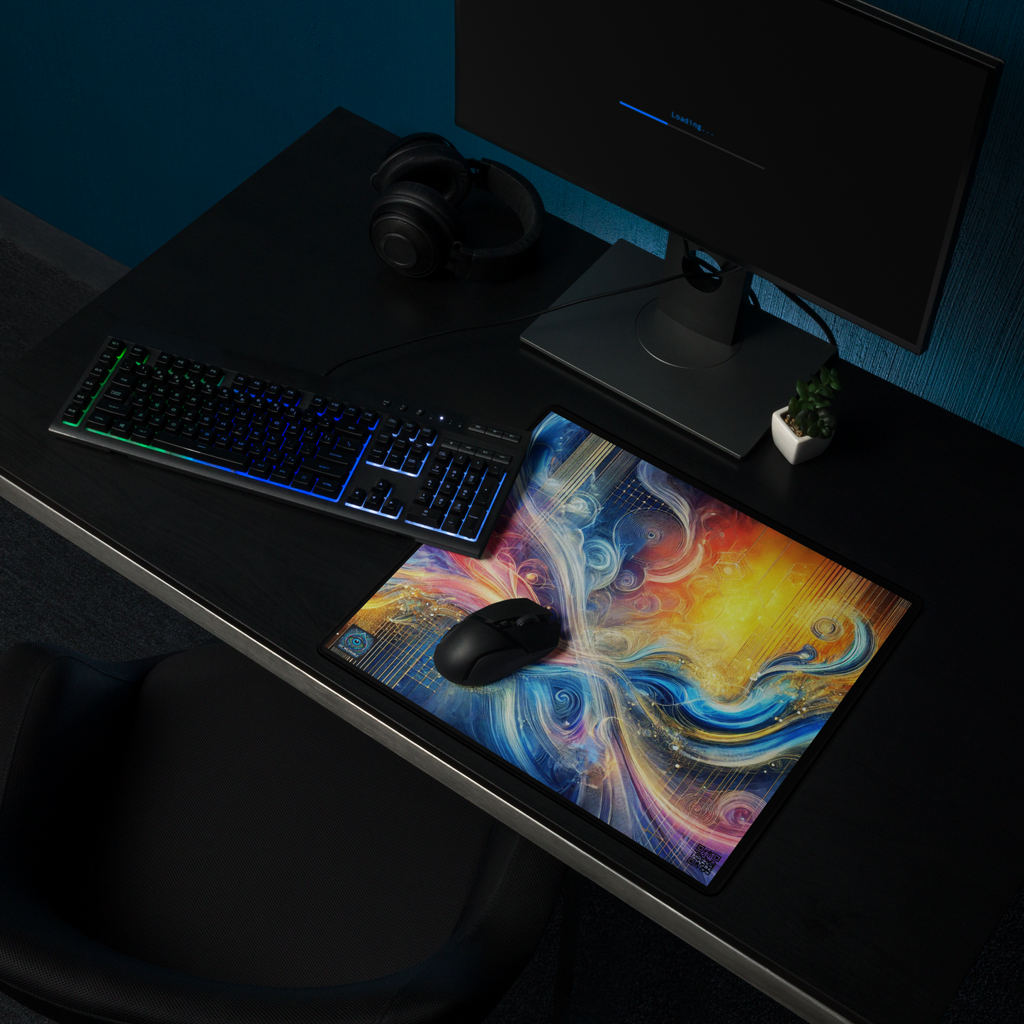 "Abstract Fusion Gaming Mouse Pad Limited Edition"