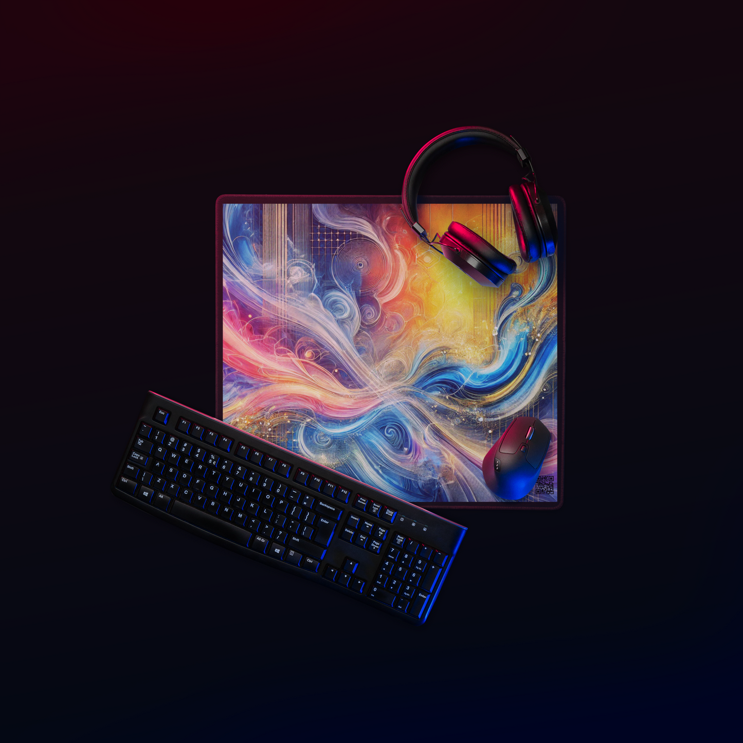 "Abstract Fusion Gaming Mouse Pad Limited Edition"