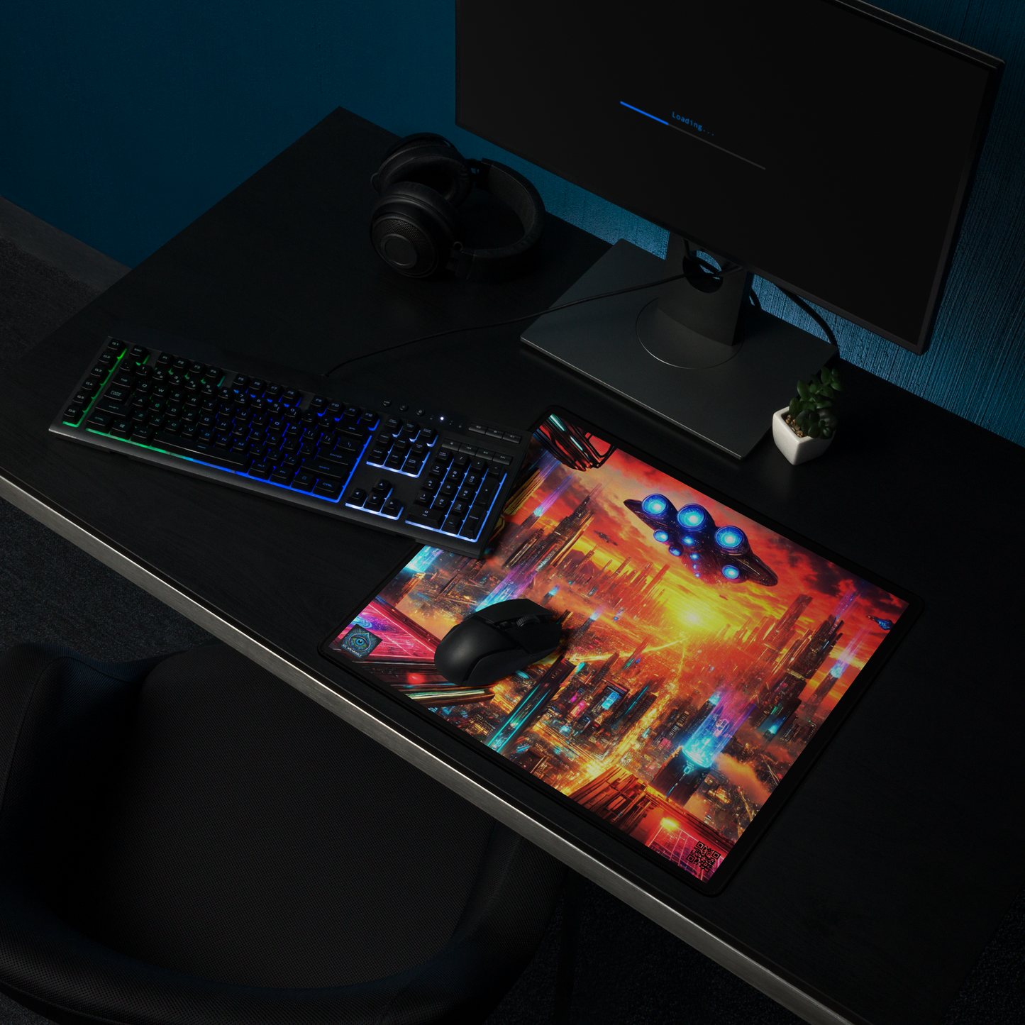 "Skyline of the Future Gaming Mouse Pad Limited Edition"