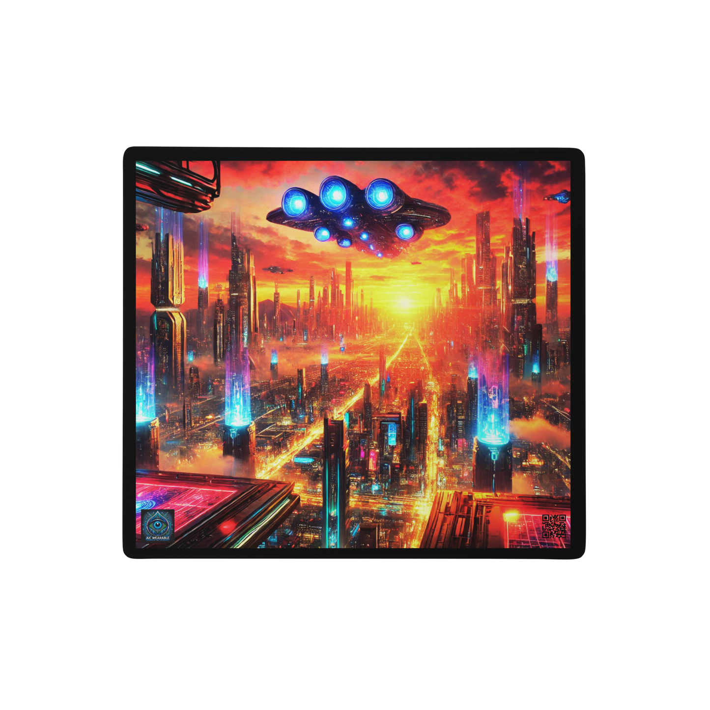 "Skyline of the Future Gaming Mouse Pad Limited Edition"