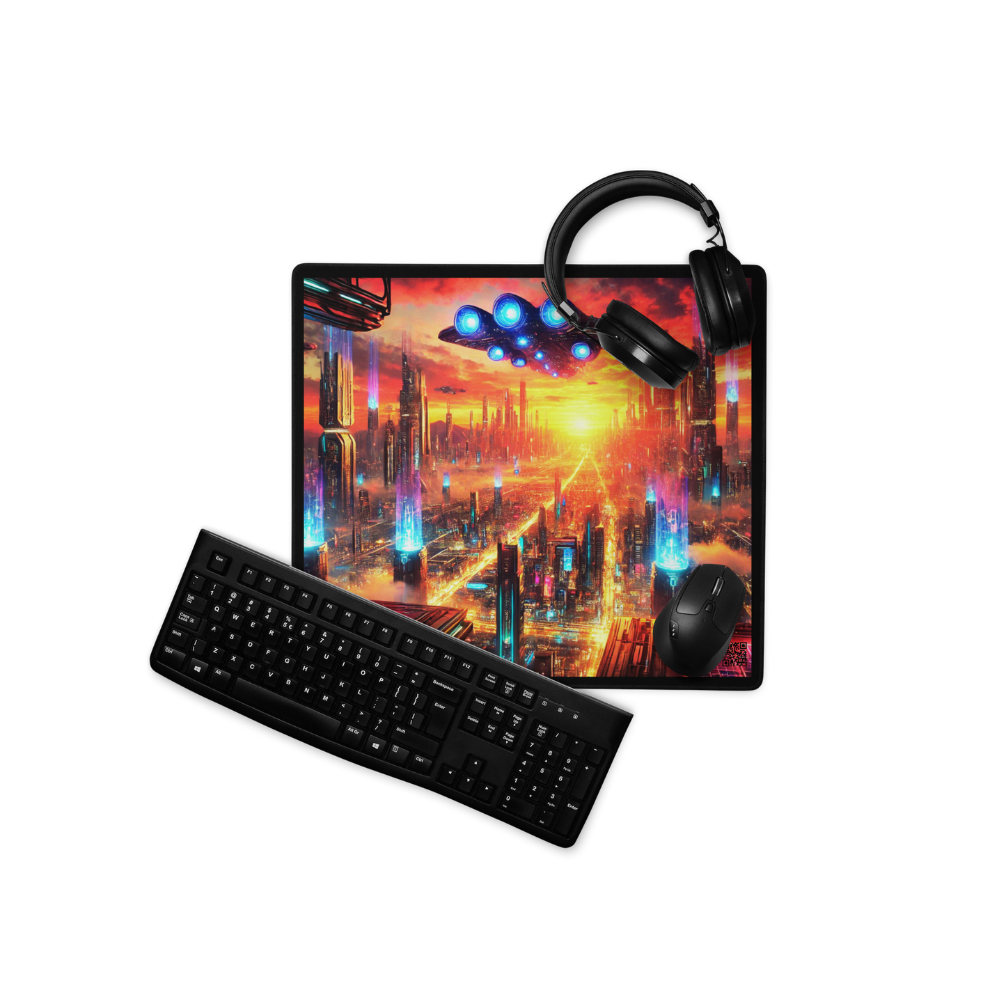 "Skyline of the Future Gaming Mouse Pad Limited Edition"