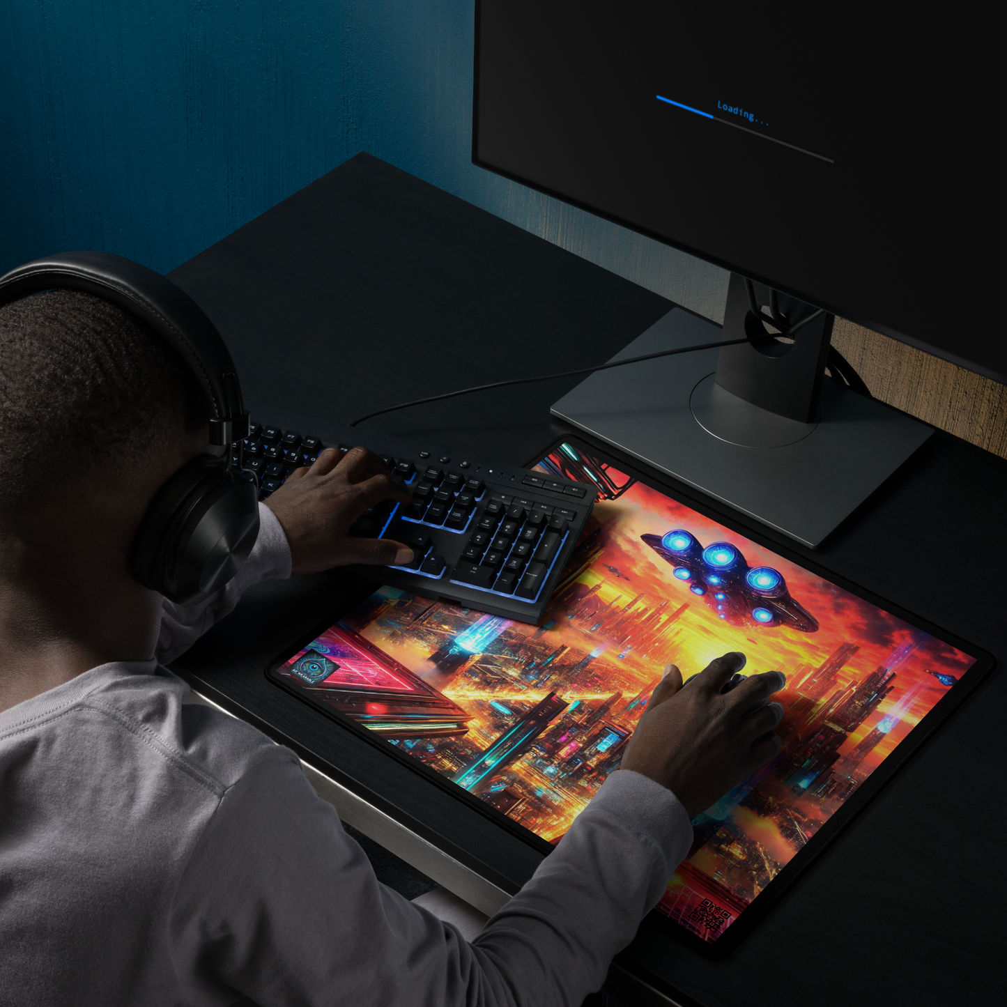 "Skyline of the Future Gaming Mouse Pad Limited Edition"