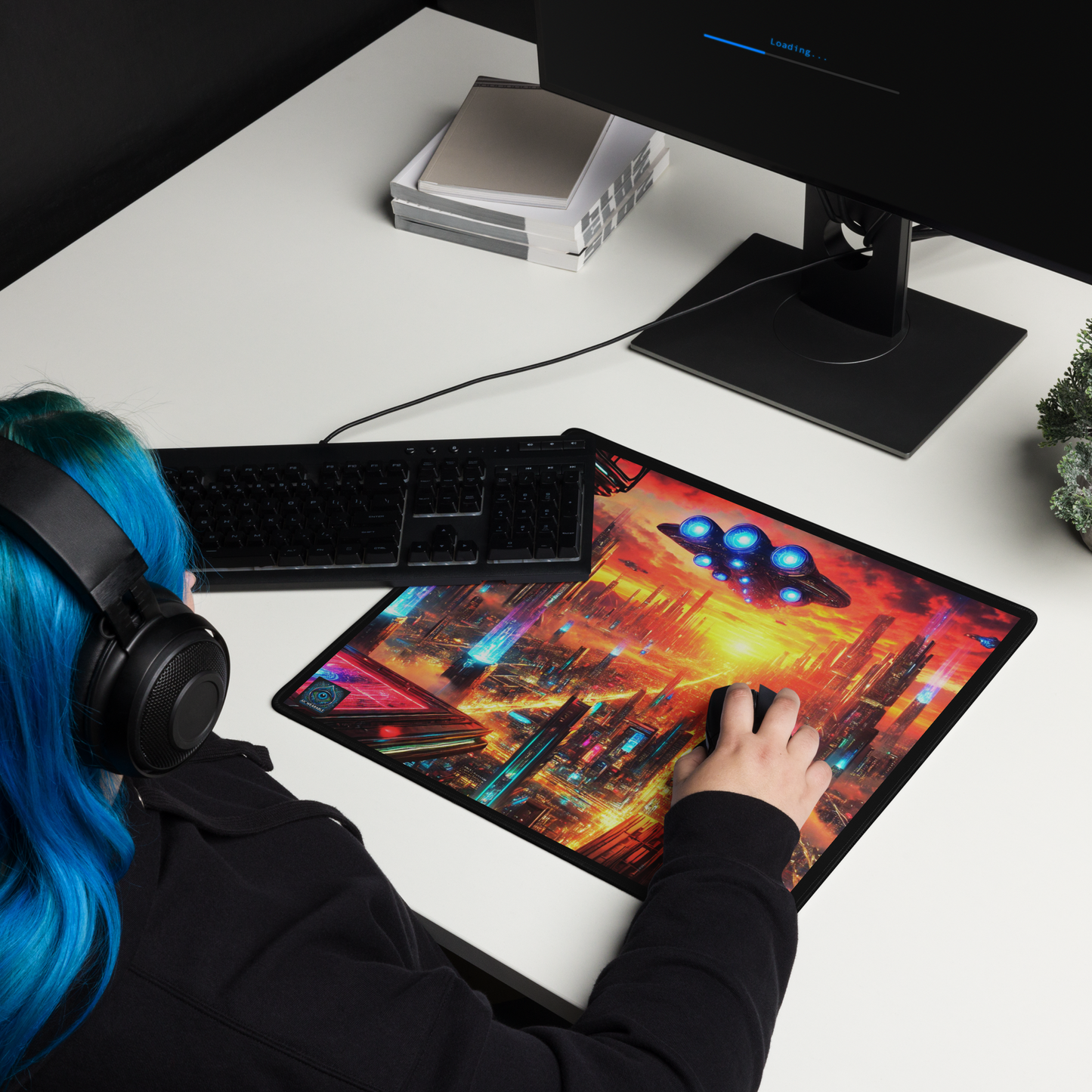 "Skyline of the Future Gaming Mouse Pad Limited Edition"