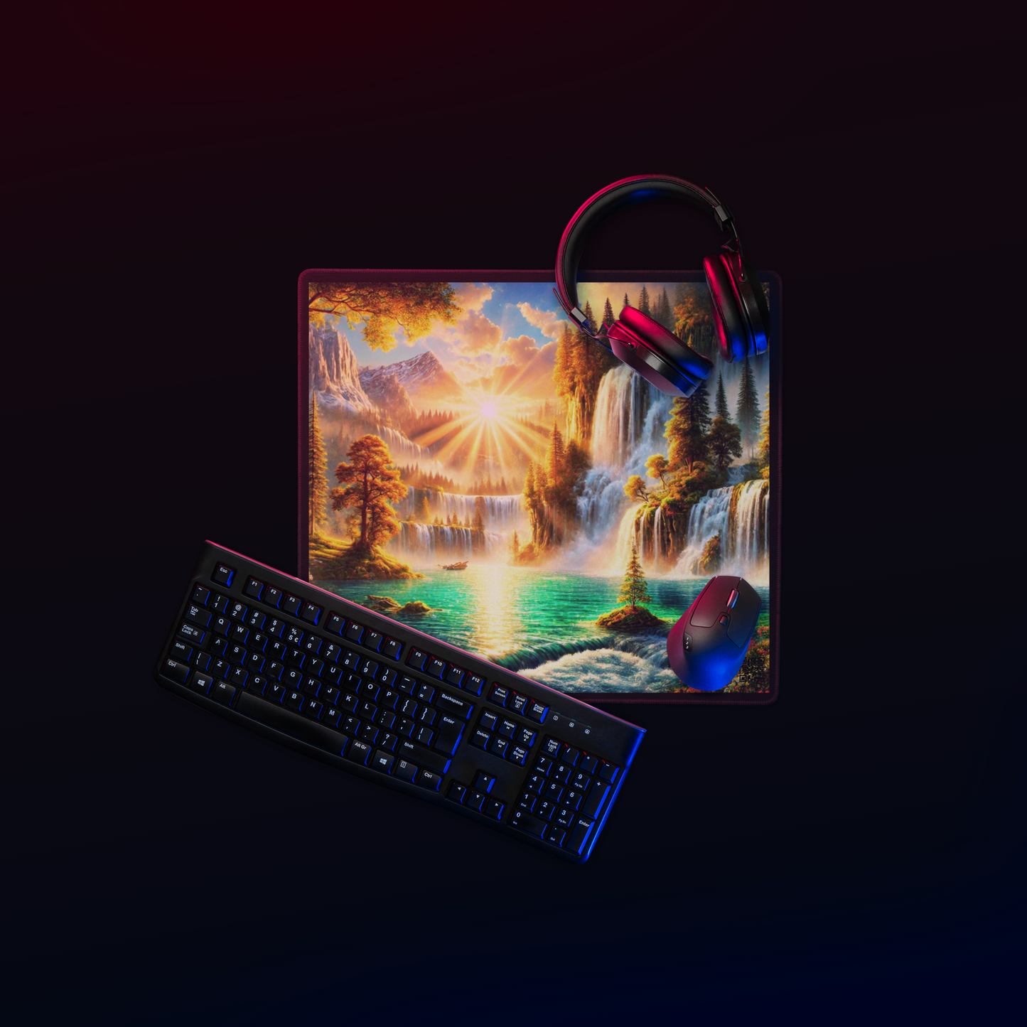 "Sunlit Serenity Gaming Mouse Pad Limited Edition"