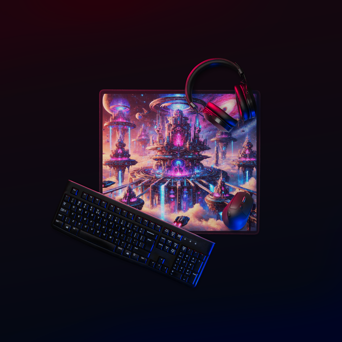 "Celestial Citadel Gaming Mouse Pad Limited Edition"