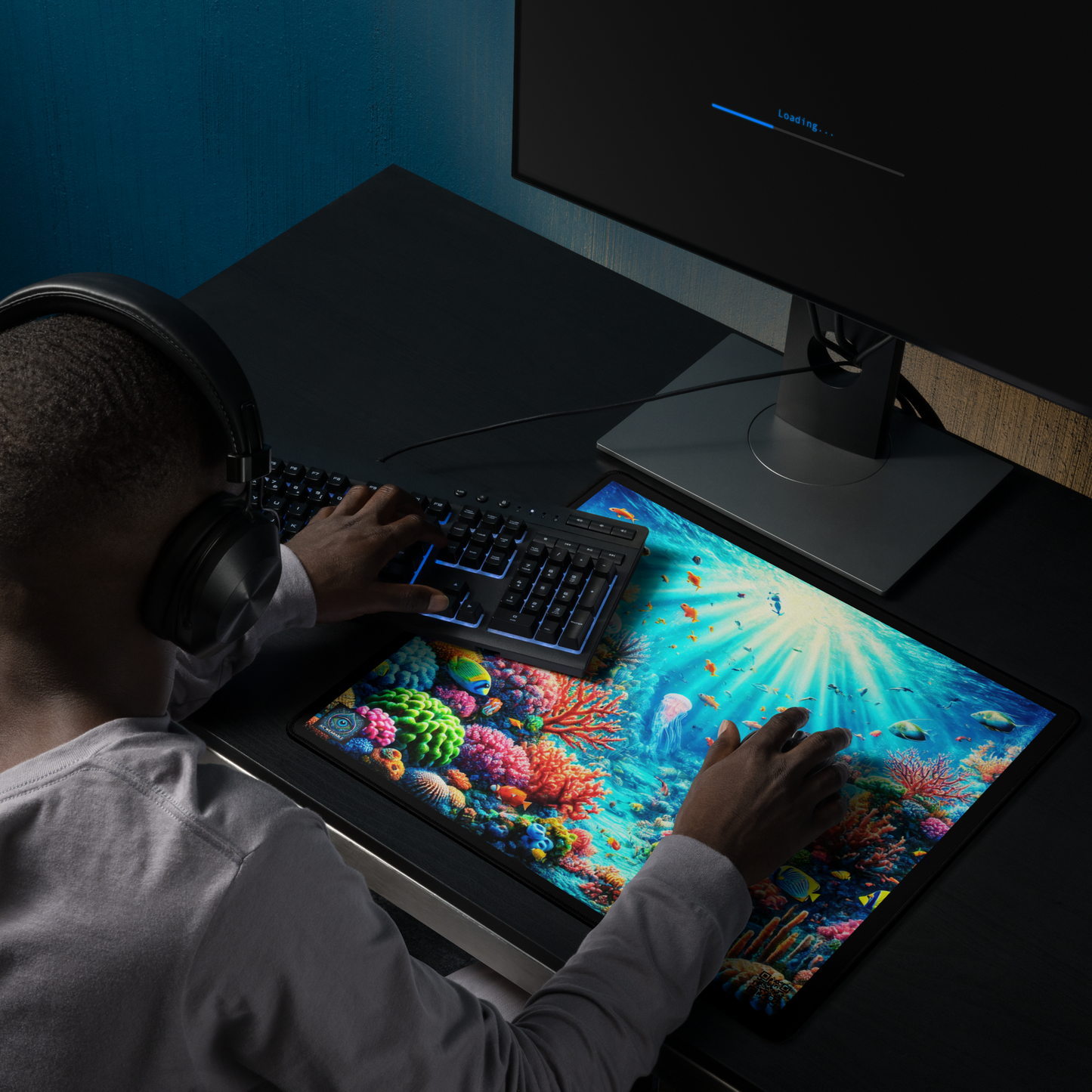 "Coral Reef Symphony Gaming Mouse Pad Limited Edition"